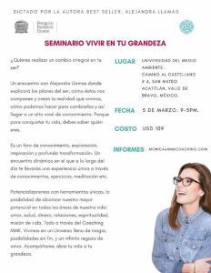 seminario vivir en tu grandeza