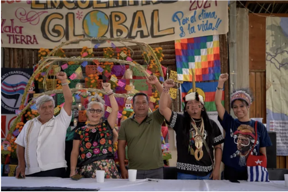 Foto tomada del artículo: AntiCOP 2024: Un llamado global desde Oaxaca para la defensa de la tierra, el agua y la justicia climática 